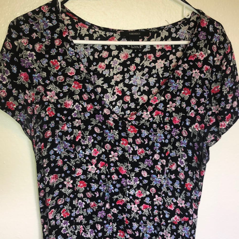 Floral skater dress